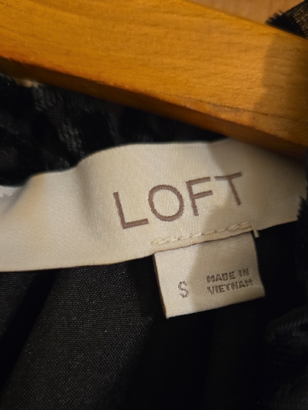 Black Leopard Velvet Ruffle Dress - Picture 2 of 2